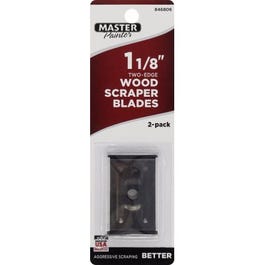 1-1/8-In. 2-Edge Scraper Blades, 2-Pk. Master Painter