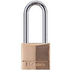 1-9/16 In. Solid-Brass Keyed Padlock, 4-Pin Tumbler Master Lock