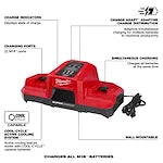 Milwaukee M18™ Dual Bay Simultaneous Super Charger Milwaukee