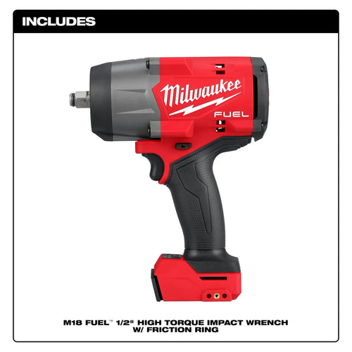 Milwaukee M18 FUEL™ 1/2 High Torque Impact Wrench w/ Friction Ring Milwaukee