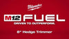 Milwaukee M12 FUEL™ 8” Hedge Trimmer Milwaukee