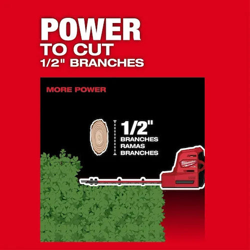 Milwaukee M12 FUEL™ 8” Hedge Trimmer Milwaukee