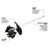 Milwaukee M18 FUEL™ QUIK-LOK™ Cultivator Attachment Milwaukee