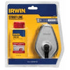 100-Ft. Aluminum Chalk Line Reel + Red Chalk, 4-oz. Irwin