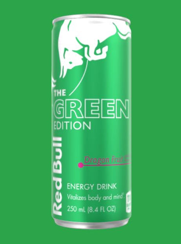 Red Bull Energy Drink The Green Edition Dragon Fruit Red Bull