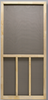 Precision Screen & Security Products Aspen Economy Wood Screen Door Precision Screen & Security Products