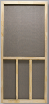 Precision Screen & Security Products Aspen Economy Wood Screen Door Precision Screen & Security Products