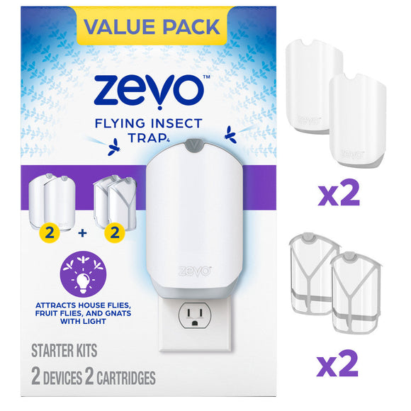 Zevo Flying Insect Trap Fly Trap (Twin Pack)
