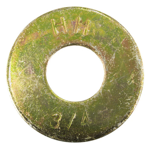 Monster Fastener Zinc Plated Grade 8 Steel USS Flat Washers Midwest Fastener
