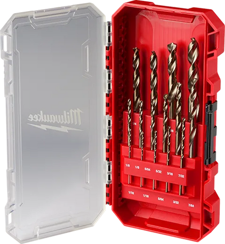 Milwaukee RED HELIX™ Cobalt Drill Bit Set – 15PC Milwaukee