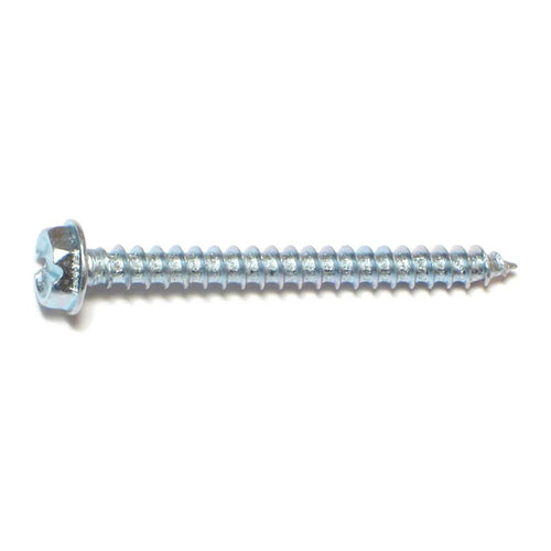 Monster Fastener Zinc Slotted Hex Washer Head Sheet Metal Screws Midwest Fastener