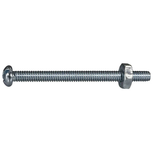 Monster Fastener Zinc Combo Round Head Machine Screws Midwest Fastener