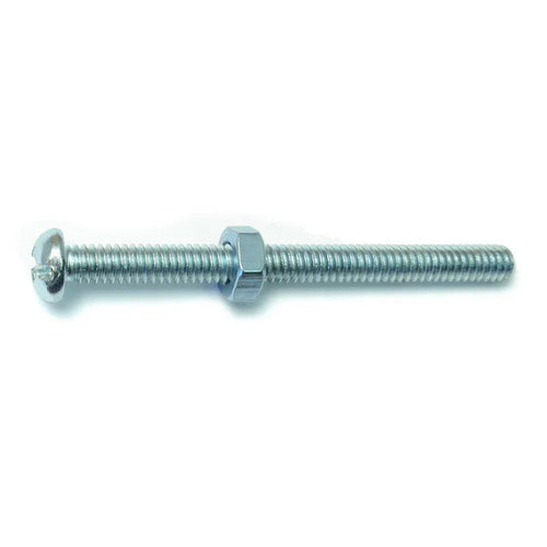 Monster Fastener Zinc Combo Round Head Machine Screws Midwest Fastener