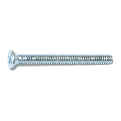 Monster Fastener Zinc Plated Steel Coarse Thread Phillips Flat Head Machine Screws Midwest Fastener