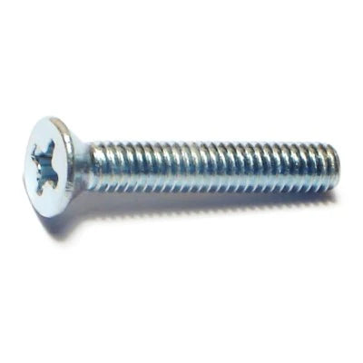 Monster Fastener Zinc Plated Steel Coarse Thread Phillips Flat Head Machine Screws Midwest Fastener