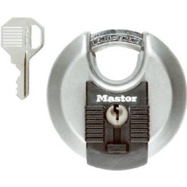2-3/4 In. 4-Pin Padlock, Weatherproof Covered, Laminated Master Lock