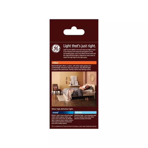 GE Lighting GE Relax HD A19 LED Light Bulb 3-Way Light Bulb 100/70/30 Watt Replacement GE Lighting