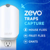 Zevo Flying Insect Trap Fly Trap (1 Plug-In Base + 1 Cartridge) Zevo