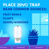 Zevo Flying Insect Trap Fly Trap (1 Plug-In Base + 1 Cartridge) Zevo