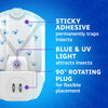 Zevo Flying Insect Trap Fly Trap (1 Plug-In Base + 1 Cartridge) Zevo