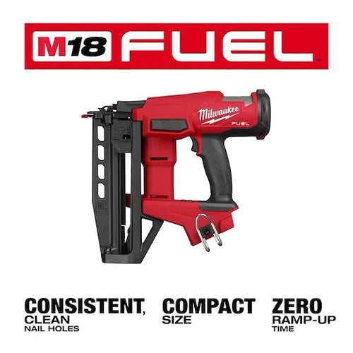 Milwaukee M18 FUEL™ 16 Gauge Straight Finish Nailer Milwaukee