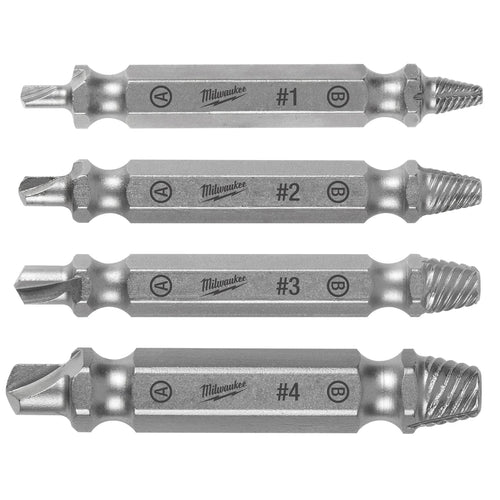 Milwaukee M2 Steel Screw Extractor Set Milwaukee