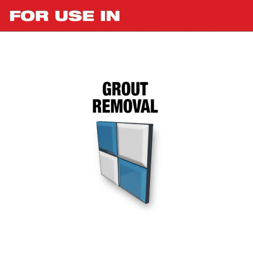 Milwaukee OPEN-LOK™ DIAMOND MAX™ Diamond Grit Grout Removal Multi-Tool Blade Milwaukee