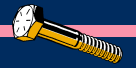 Midwest Fastener Zinc Plated Grade 8 Steel Fine Thread Hex Cap Screws Midwest Fastener