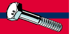 Monster Fastener Zinc Plated Class 8.8 Steel Coarse Thread Hex Cap Screws Midwest Fastener