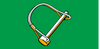 Midwest Fastener Round Wire Lock Pins Yellow Zinc Midwest Fastener