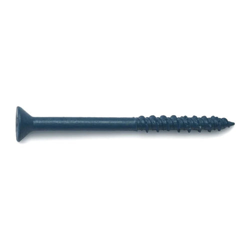 Monster Fastener Blue Ruspert Coated Steel Star Drive Flat Head TorqueMaster Masonry Screws Midwest Fastener