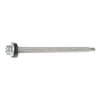 Monster Fastener Silver Ruspert Coated Steel Hex Washer Head Pole Barn Self-Drilling Screws Midwest Fastener