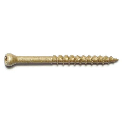 Monster Fastener Tan XL1500 Coated Steel Star Drive Trim Head Saberdrive Deck Screws Midwest Fastener