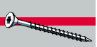Monster Fastener Blue Ruspert Coated Steel Star Drive Flat Head TorqueMaster Masonry Screws Midwest Fastener