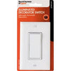 3-Way Premium Decorator Lighted Quiet Switch, White Legrand - Pass & Seymour