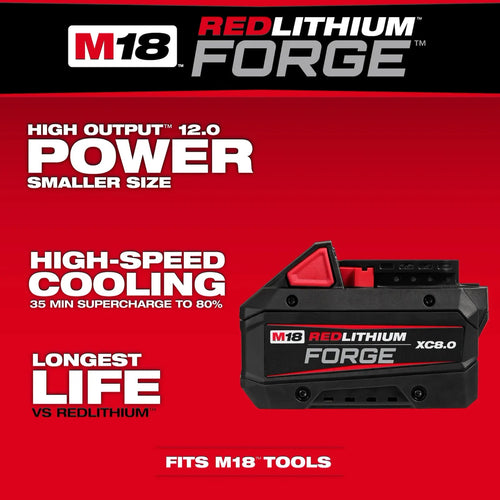 Milwaukee M18™ REDLITHIUM™ FORGE™ XC8.0 Battery Pack Milwaukee