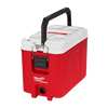 Milwaukee PACKOUT 16 Qt. Compact Cooler, Red/White Milwaukee