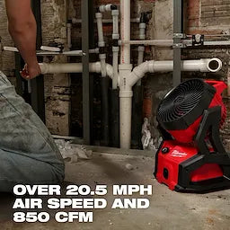 Milwaukee M18™ Brushless PACKOUT™ Fan Milwaukee