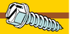 Monster Fastener Zinc Slotted Hex Washer Head Sheet Metal Screws Midwest Fastener