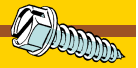 Monster Fastener Zinc Slotted Hex Washer Head Sheet Metal Screws Midwest Fastener