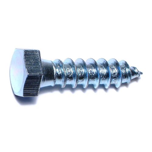 Monster Fastener Zinc Plated Grade 2 / A307 Steel Hex Head Lag Screws Midwest Fastener