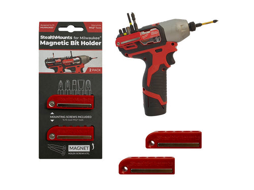 StealthMounts Magnetic Bit Holder for Milwaukee M12 Tools StealthMounts