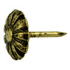 Monster Fastener Antique Brass Plated Steel Daisy Oxford Upholstery Nails Midwest Fastener