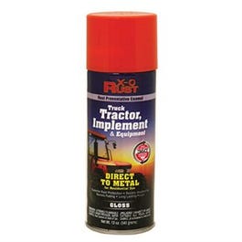 Rust-Preventative Enamel, Paint & Primer for Metal, Truck, Tractor, Implement & Equipment, Husqvarna Orange, 12 oz. Spray X-O Rust