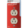 Standard Duplex Receptacle, 15-Amp, 125-Volt, Ivory Legrand - Pass & Seymour