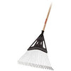 Steel-Tine Lawn Rake Green Thumb