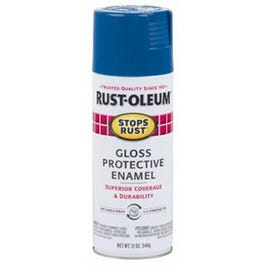 Stops Rust Enamel Spray Paint, Gloss Cobalt Blue, 12-oz. Rust-Oleum