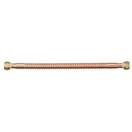 Water Heater Connector, Corrugated Copper, 3/4 FIP x 24-In. Various