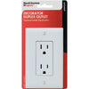 White 2-Pole 3-Wire Grounding  Decorator Duplex Receptacle Legrand - Pass & Seymour
