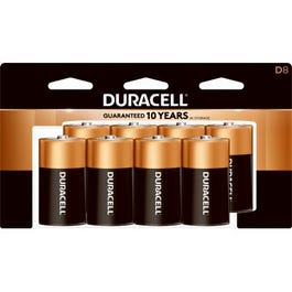 Alkaline Batteries, D, 8-Pk. Duracell